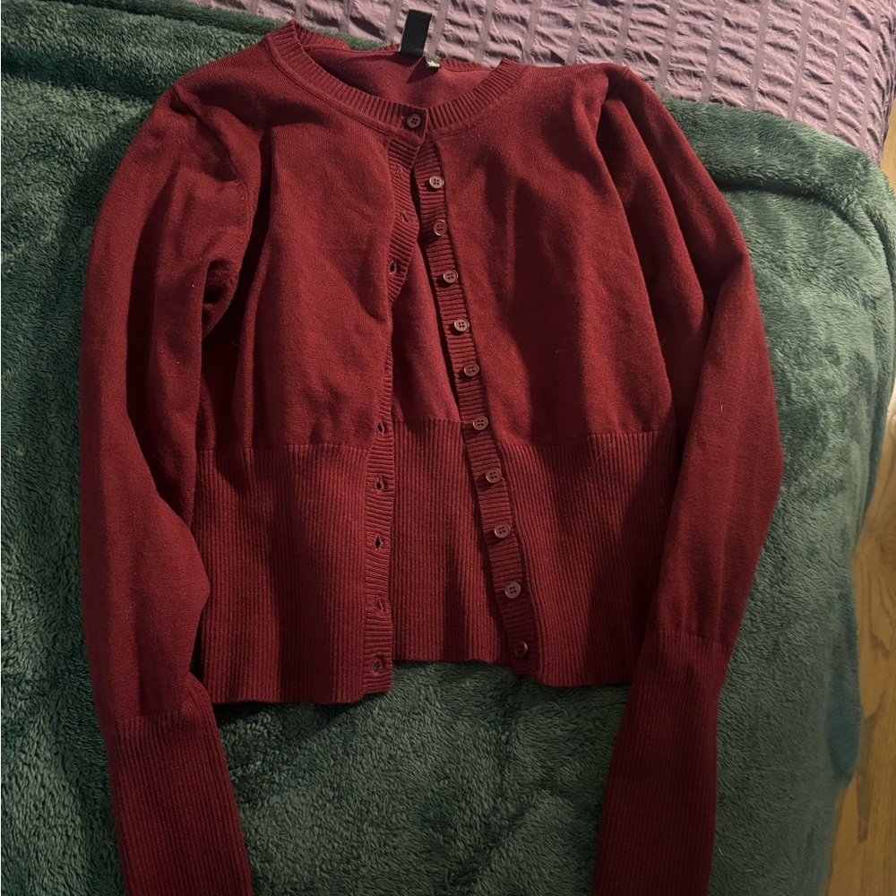 Windsor Deep Red Women's Cardigan
